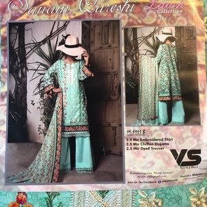 Pakistan Readymade lawn salwar kameez